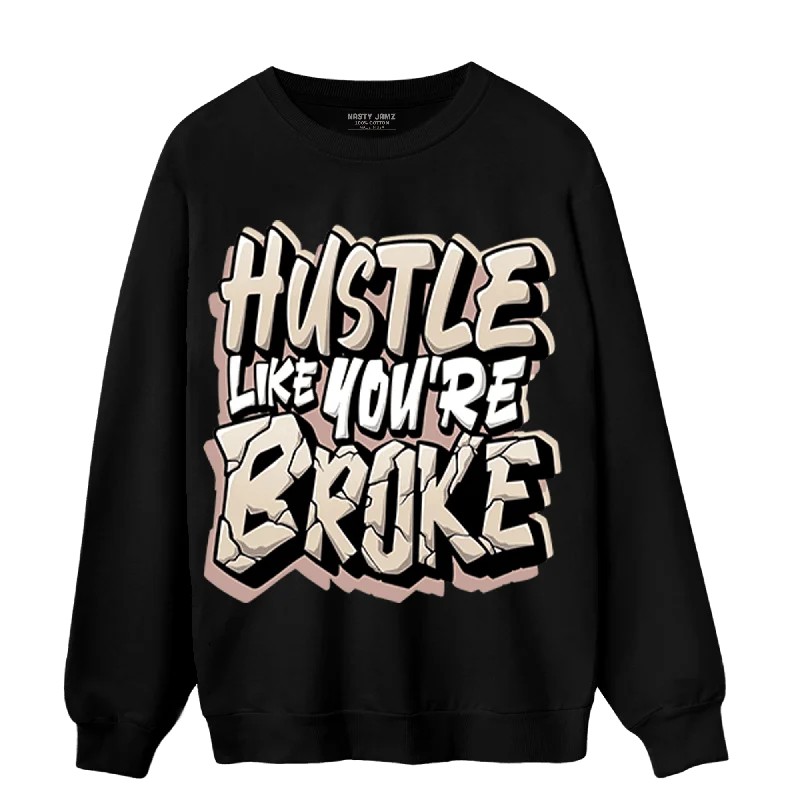 NastyJamz Dunk Low Twist Sanddrift Sweatshirt Match Hustle Like Broke