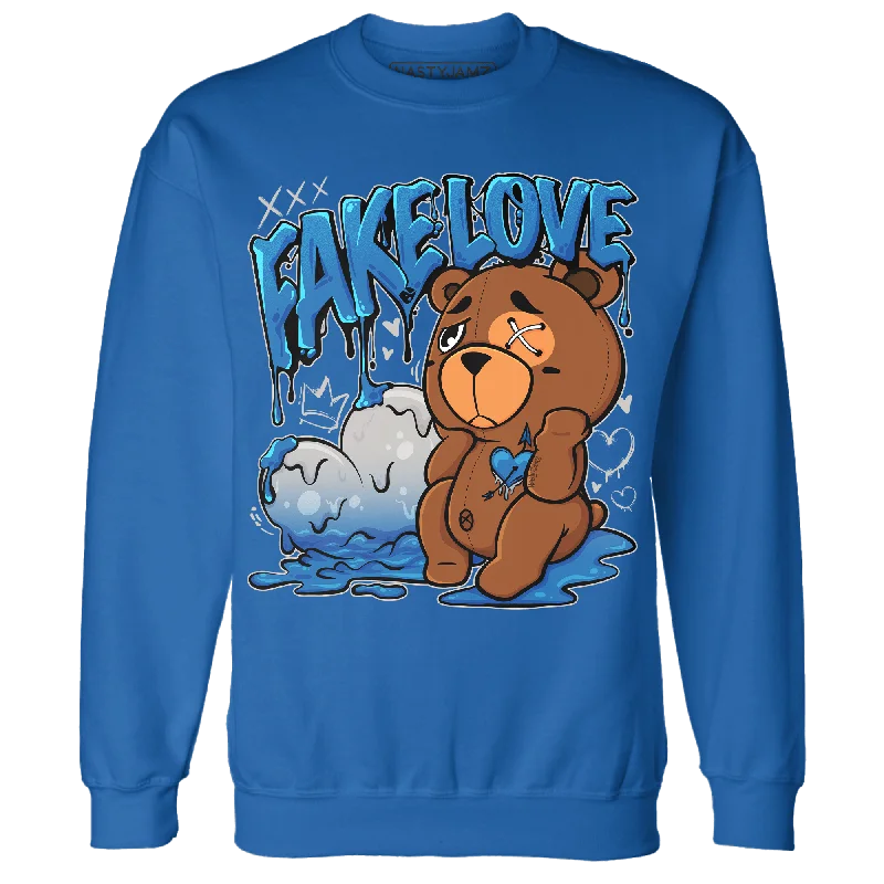 NastyJamz Industrial Blue 4s Sweatshirt Match Fake Love BER