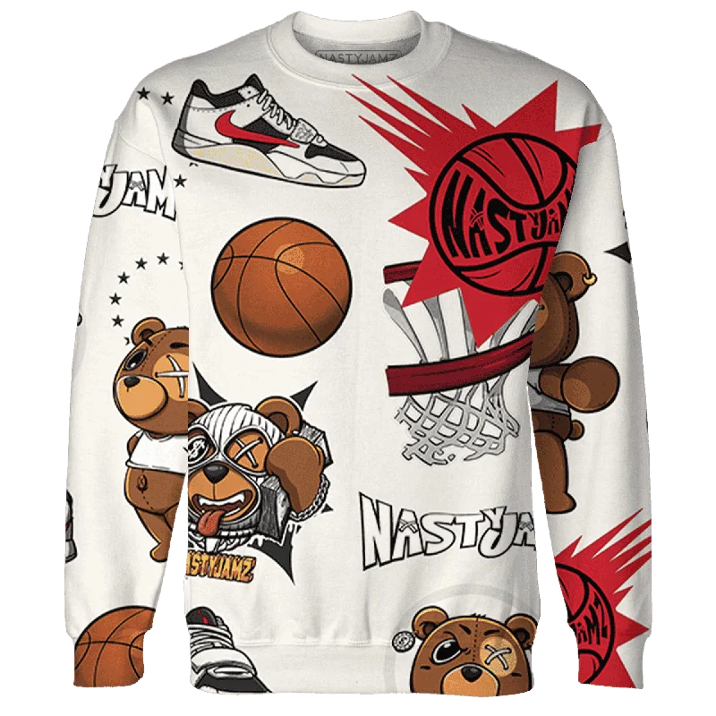 NastyJamz JD Jumman Jack Red Sweatshirt Match BER Icon Wallpapers 3D All-Over Print