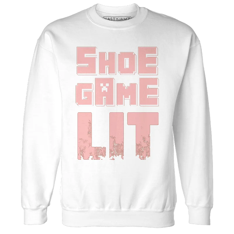 NastyJamz Low Legend Pink 11s Sweatshirt Match Shoe Game Lit