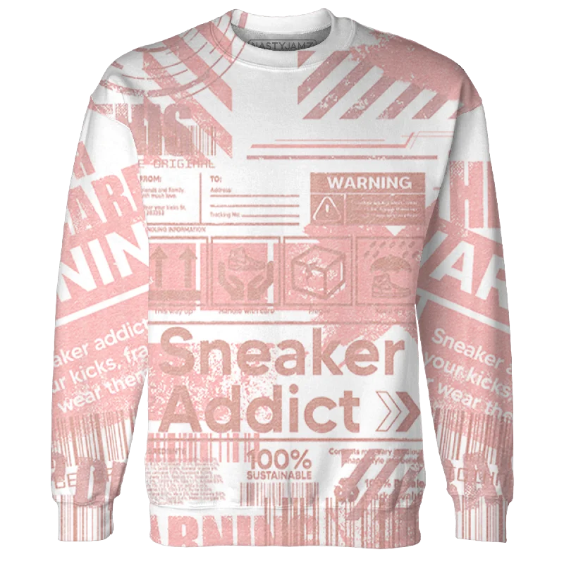 NastyJamz Low Legend Pink 11s Sweatshirt Match Sneaker Addict 3D All-Over Print Warning