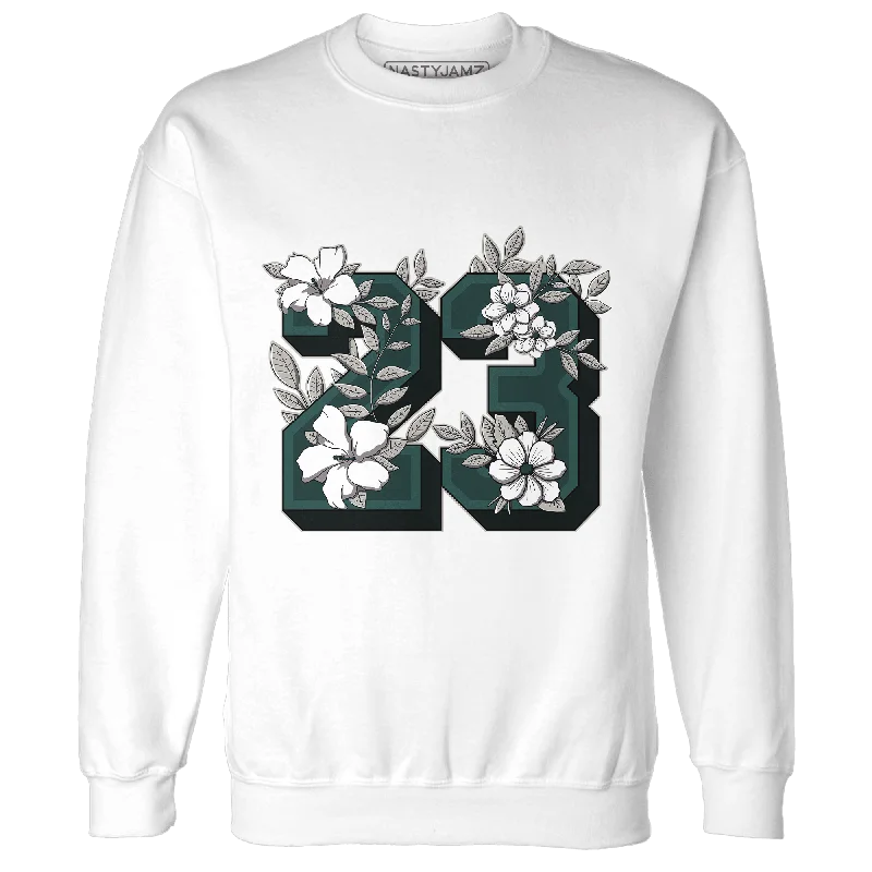 NastyJamz Oxidized Green 4s Sweatshirt Match 23 Floral