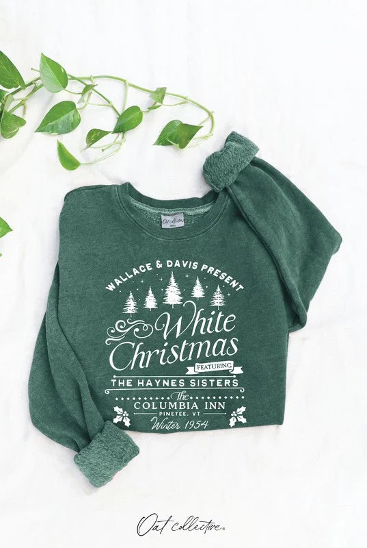 White Christmas Mineral Graphic Sweatshirt